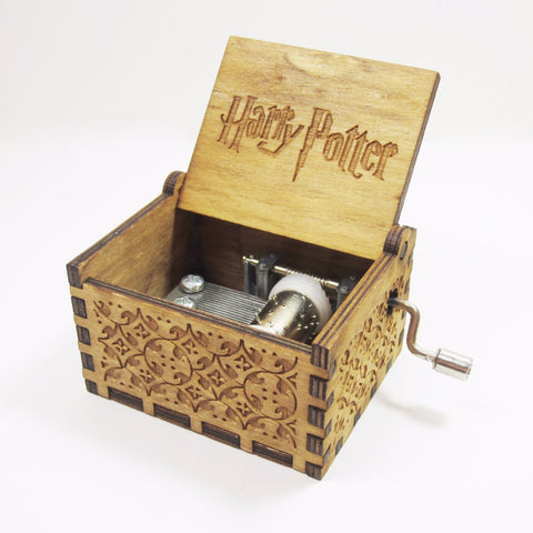 HARRY POTTER WOODEN MUSIC BOX